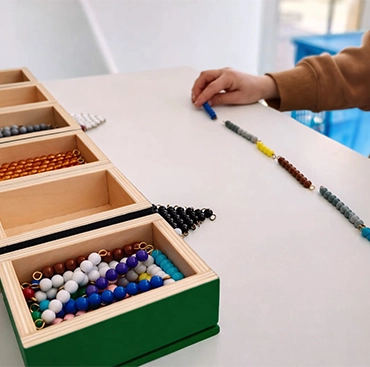 Materiales Montessori para aprendizaje